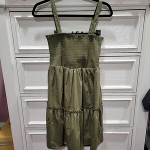 JUST FOUND Tube tank w/ Straps Summer Dress